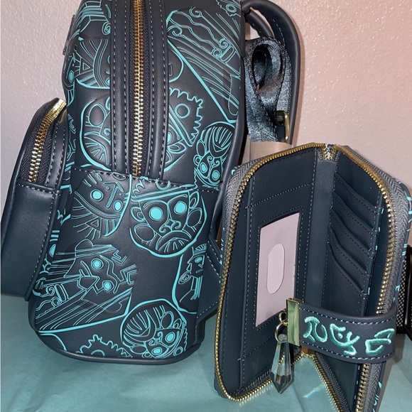 Loungefly Disney Atlantis 20th Anniversary Kida and Milo Backpack and Wallet main image 9